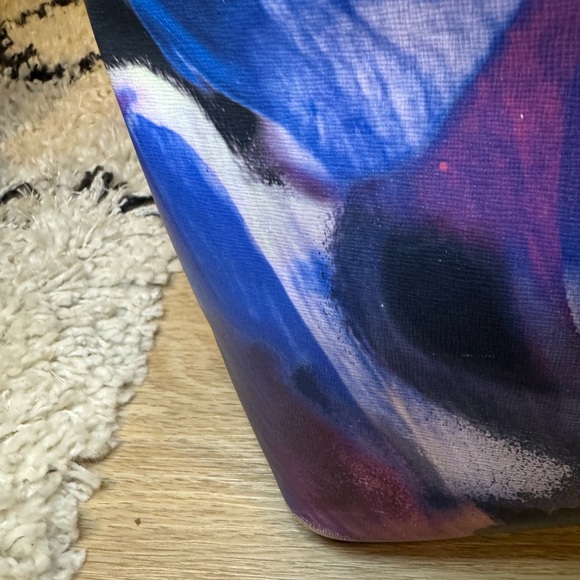 Ted Baker “Cosmic Bloom” Black Leather Tote - Picture 11 of 14